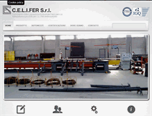 Tablet Screenshot of celifer.it